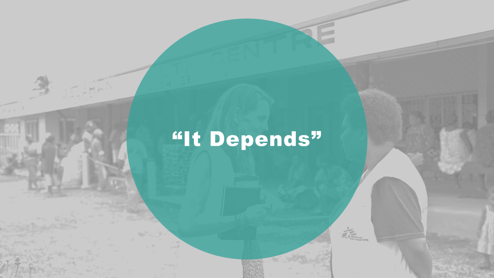 It Depends &mdash; contextualized learning visual